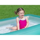 Bestway 51115 Detský Nafukovací Bazén Aquababes s nafukovacím dnom, modrý