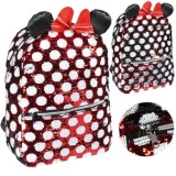 JOKO Detský Batoh Disney Minnie Mouse 40cm, trbiietavý červený