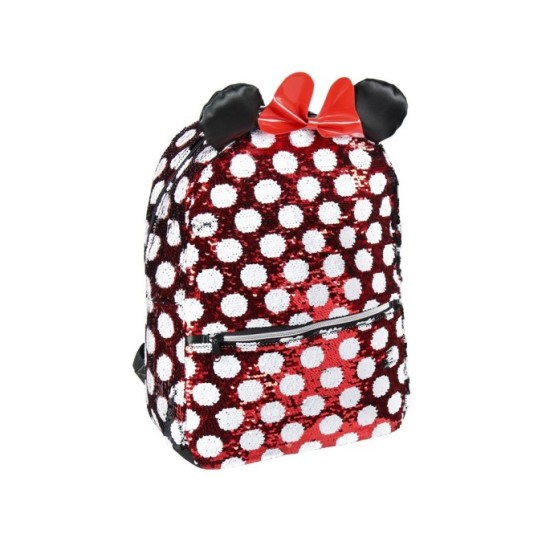 JOKO Detský Batoh Disney Minnie Mouse 40cm, trbiietavý červený