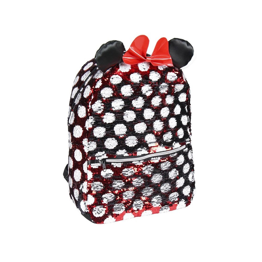 JOKO Detský Batoh Disney Minnie Mouse 40cm, trbiietavý červený