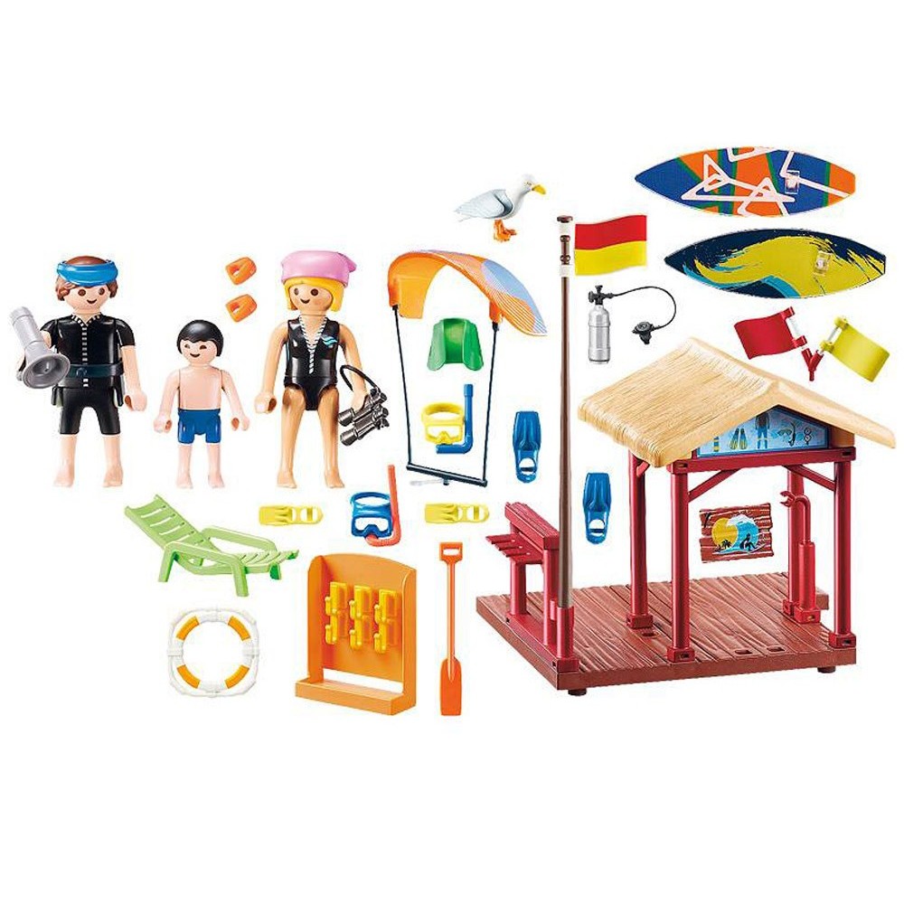 Playmobil Kreatívna Stavebnica Škola pre Vodné športy 73ks