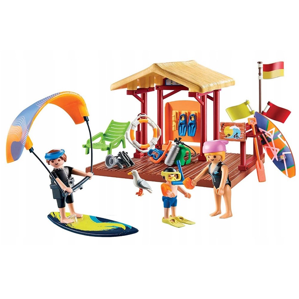 Playmobil Kreatívna Stavebnica Škola pre Vodné športy 73ks