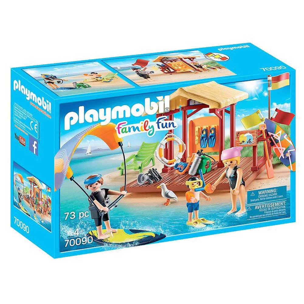 Playmobil Kreatívna Stavebnica Škola pre Vodné športy 73ks