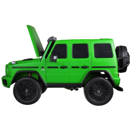 JOKO Elektrické Autíčko Mercedes G 63 AMG Class 4x4 200W s LCD Displejom, DVOJMIESTNE kožené sedadlo, Nosnosť 80kg, FM rádio, ze
