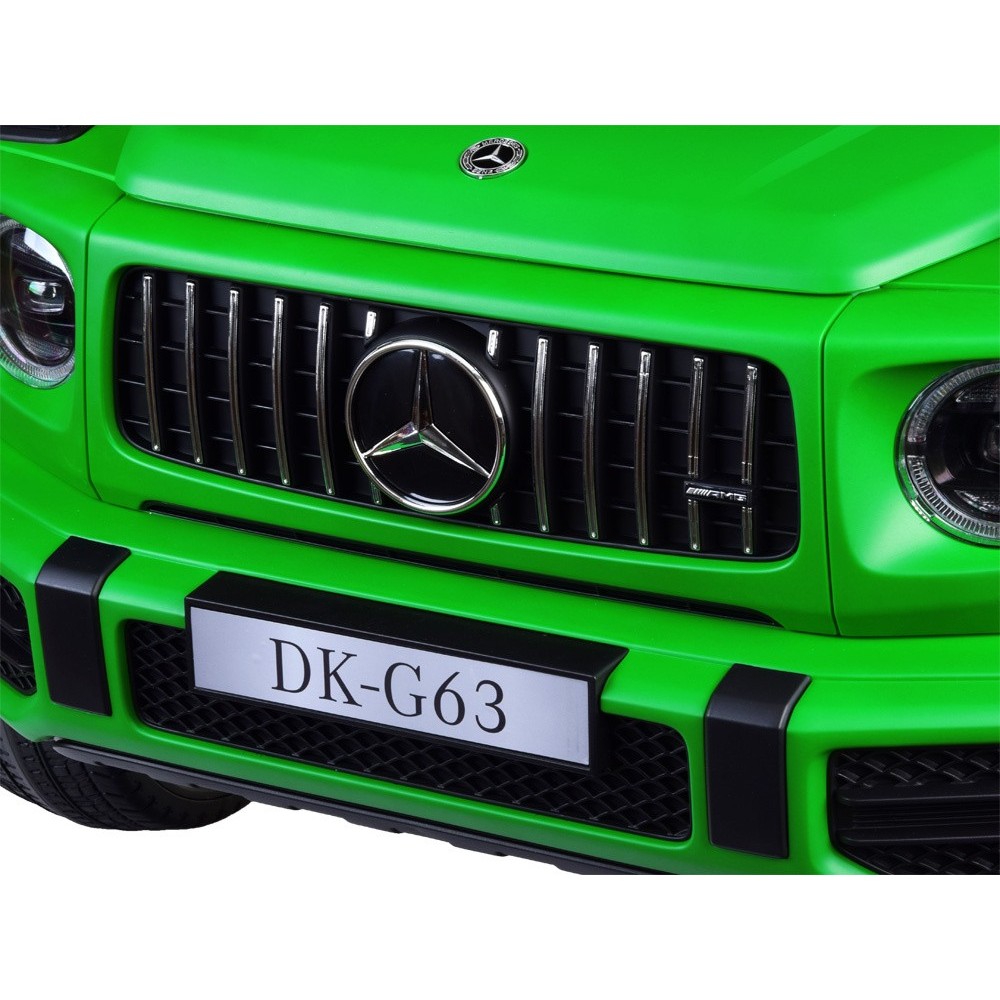 JOKO Elektrické Autíčko Mercedes G 63 AMG Class 4x4 200W s LCD Displejom, DVOJMIESTNE kožené sedadlo, Nosnosť 80kg, FM rádio, ze