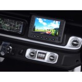 JOKO Elektrické Autíčko Mercedes G 63 AMG Class 4x4 s LCD Displejom, DVOJMIESTNE kožené sedadlo, Nosnosť 80kg, FM rádio, červené