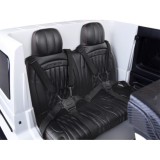 JOKO Elektrické Autíčko Mercedes G 63 AMG Class 4x4 s LCD Displejom, DVOJMIESTNE kožené sedadlo, Nosnosť 80kg, FM rádio, biele
