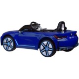 JOKO Elektrické autíčko BMW i4, penové kolesá, kožené sedadlo, modré