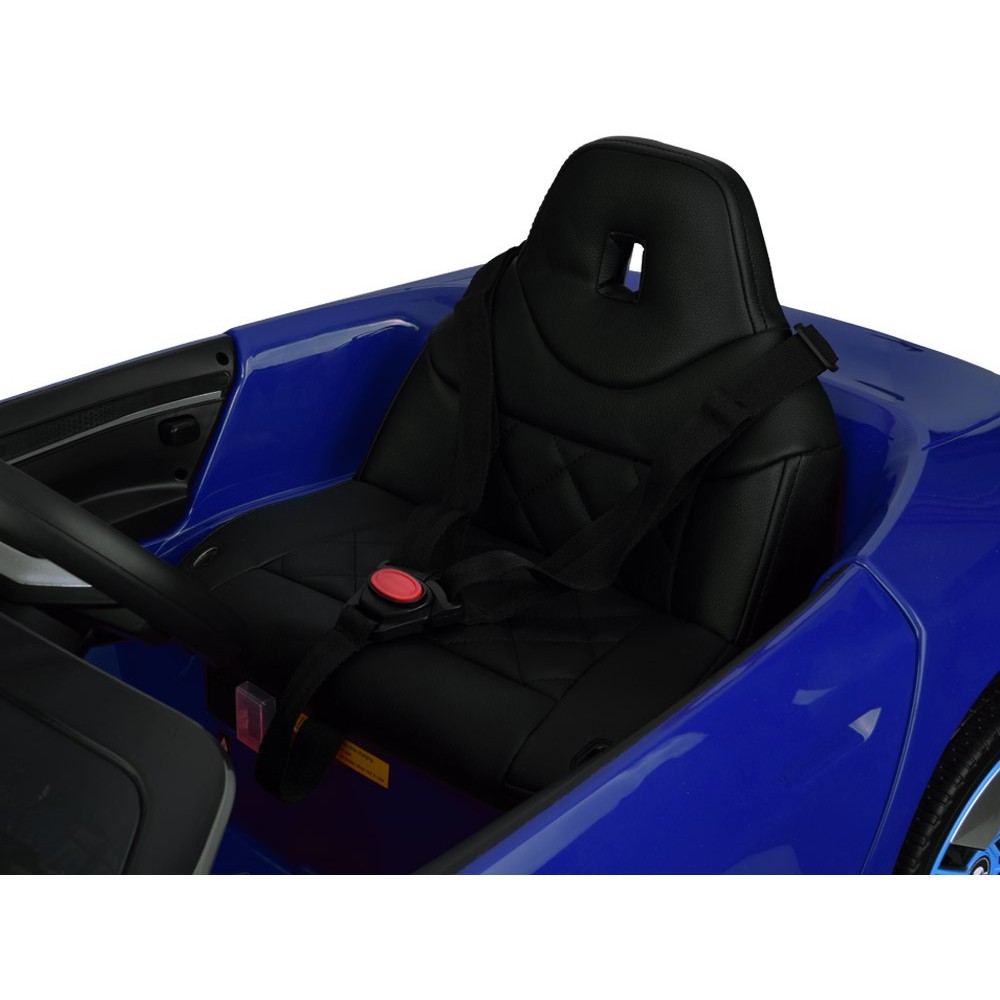 JOKO Elektrické autíčko BMW i4, penové kolesá, kožené sedadlo, modré