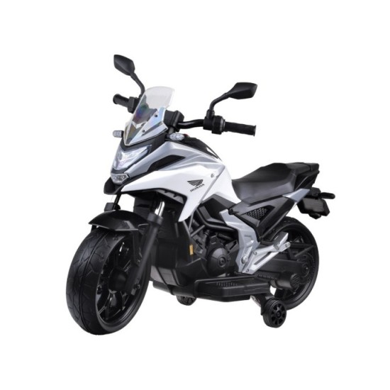 JOKO Elektrická Motorka Honda NC750X, USB a MP3, nosnosť 35kg, biela