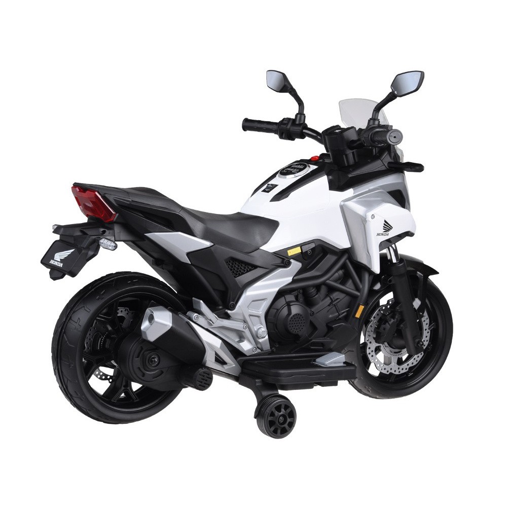 JOKO Elektrická Motorka Honda NC750X, USB a MP3, nosnosť 35kg, biela