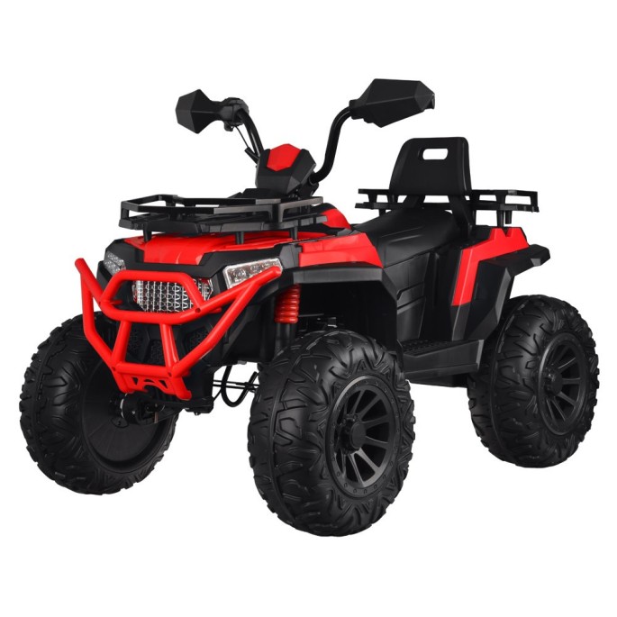 JOKO Elektrická Štvorkolka 4x4 s Diaľkovým ovládaním, penové kolesá, červená