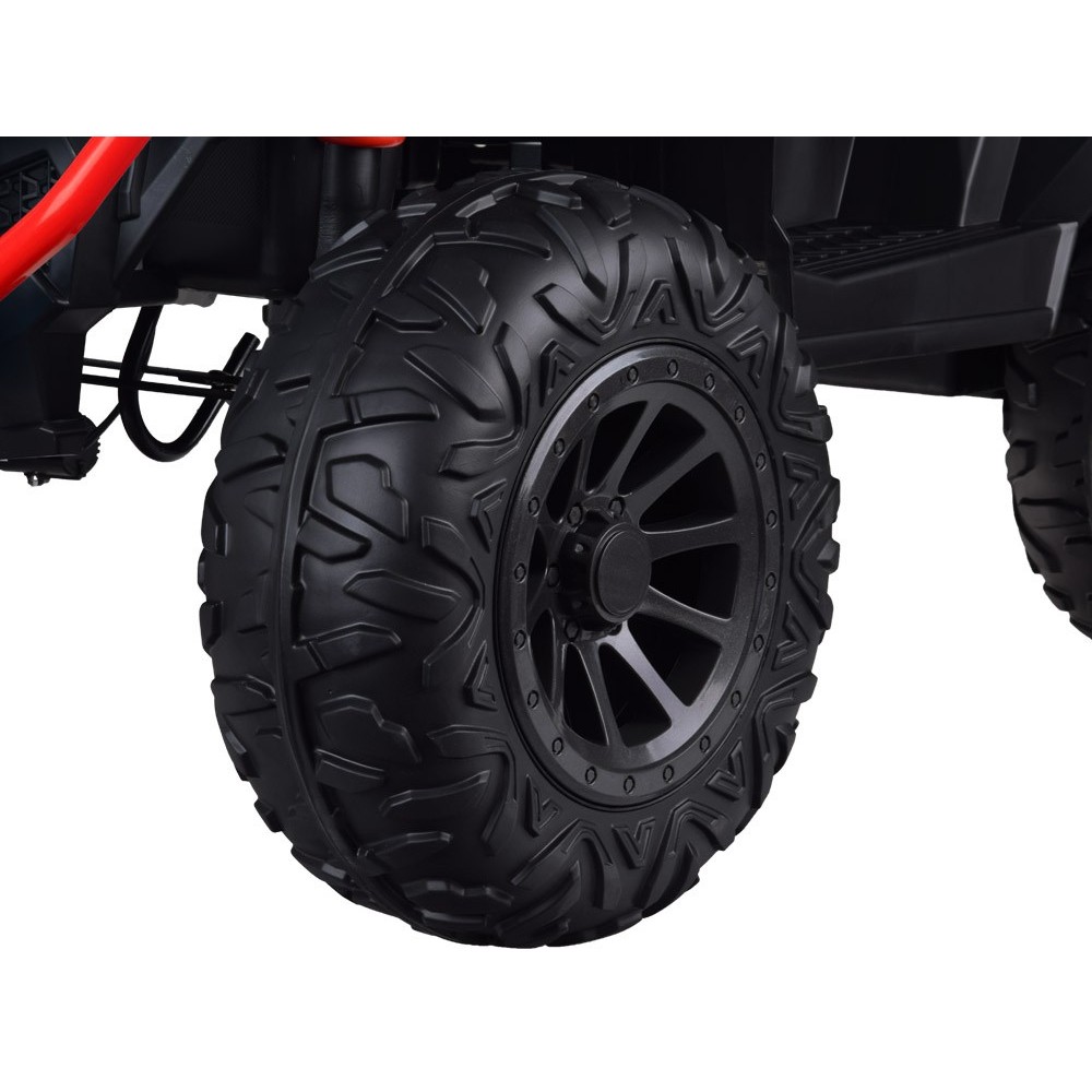 JOKO Elektrická Štvorkolka 4x4 s Diaľkovým ovládaním, penové kolesá, červená