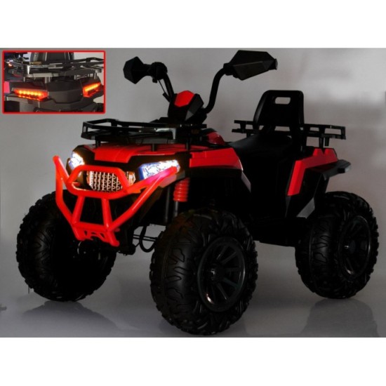 JOKO Elektrická Štvorkolka 4x4 s Diaľkovým ovládaním, penové kolesá, červená
