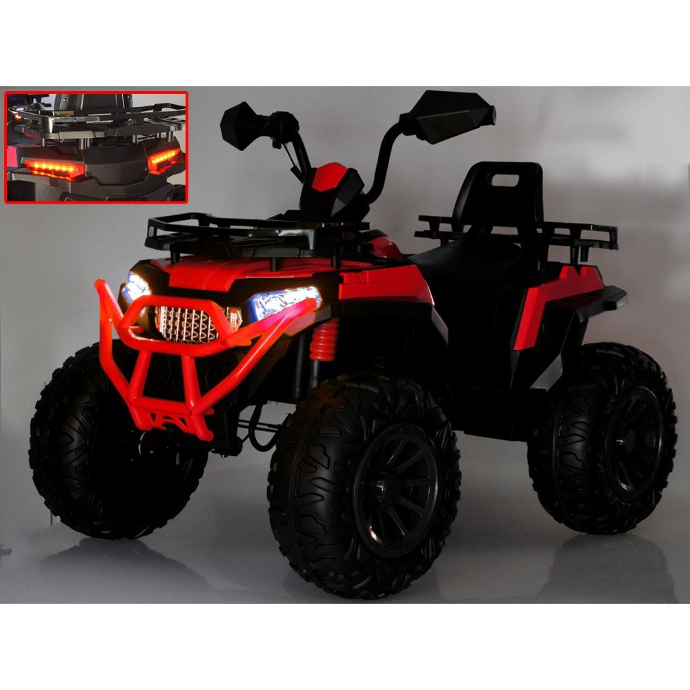 JOKO Elektrická Štvorkolka 4x4 s Diaľkovým ovládaním, penové kolesá, červená
