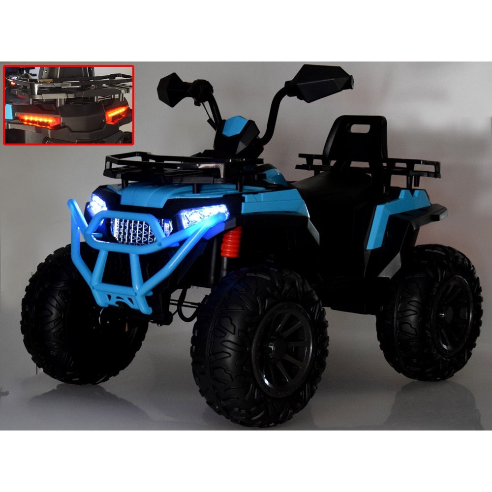 JOKO Elektrická Štvorkolka 4x4 s Diaľkovým ovládaním, penové kolesá, modrá