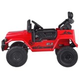 JOKO Elektrické autíčko TOYOTA FJ Cruiser 4x4, penové kolesá, kožené sedadlo, červené