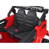 JOKO Elektrické autíčko TOYOTA FJ Cruiser 4x4, penové kolesá, kožené sedadlo, červené