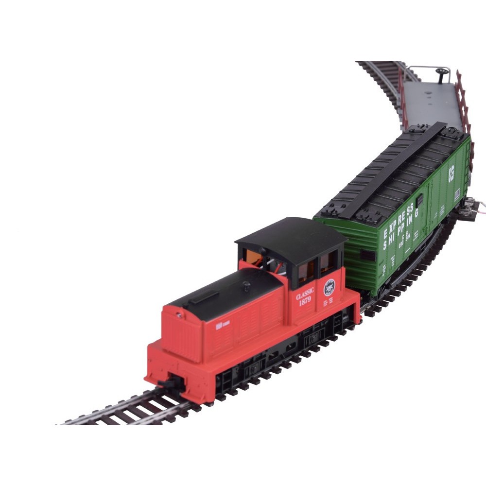 JOKO Elektrická Vlaková Súprava s Klasickou Lokomotívou Classic 1879 a riadiacou jednotkou H0 1:87, kovové Koľajnice