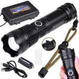 JOKO Hliníkové Svietidlo LED + Zoom, vodotesné s púzdrom, USB nabíjačka
