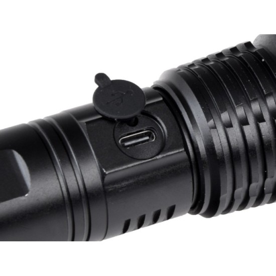 JOKO Hliníkové Svietidlo LED + Zoom, vodotesné s púzdrom, USB nabíjačka