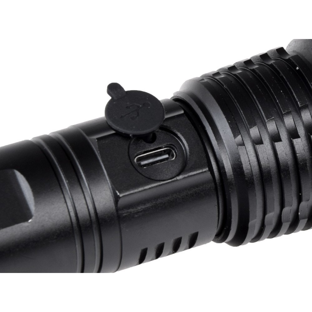 JOKO Hliníkové Svietidlo LED + Zoom, vodotesné s púzdrom, USB nabíjačka