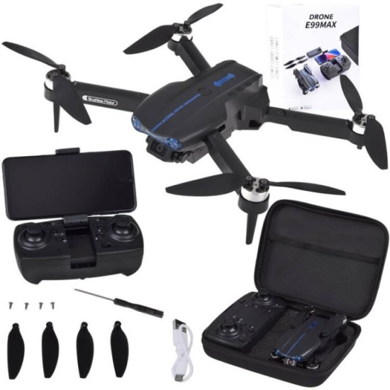 JOKO RC Dron s Kamerou na diaľkové ovládanie, dosah 60m, quadrokoptéra, čierny