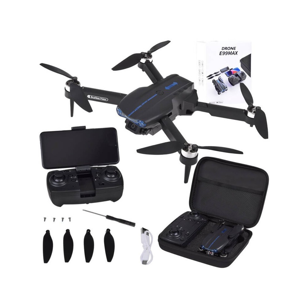 JOKO RC Dron s Kamerou na diaľkové ovládanie, dosah 60m, quadrokoptéra, čierny