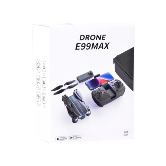 JOKO RC Dron s Kamerou na diaľkové ovládanie, dosah 60m, quadrokoptéra, čierny