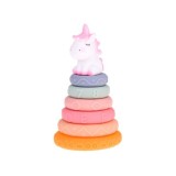 JOKO Gumenná Senzorická Pyramída Jednorožec