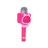 JOKO Multifunkčný Detský Mikrofón KARAOKE s Nahrávaním a Bluetooth + SD vstup, ružový