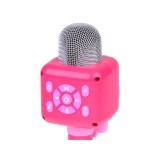 JOKO Multifunkčný Detský Mikrofón KARAOKE s Nahrávaním a Bluetooth + SD vstup, ružový