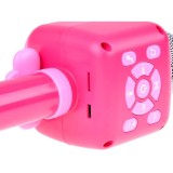 JOKO Multifunkčný Detský Mikrofón KARAOKE s Nahrávaním a Bluetooth + SD vstup, ružový