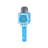 JOKO Multifunkčný Detský Mikrofón KARAOKE s Nahrávaním a Bluetooth + SD vstup, modrý