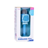 JOKO Multifunkčný Detský Mikrofón KARAOKE s Nahrávaním a Bluetooth + SD vstup, modrý