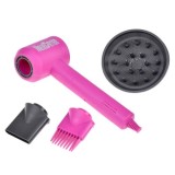 JOKO Detská Kadernícka Sada pre Malú Kaderníčku s Fénom na batérie, ružová