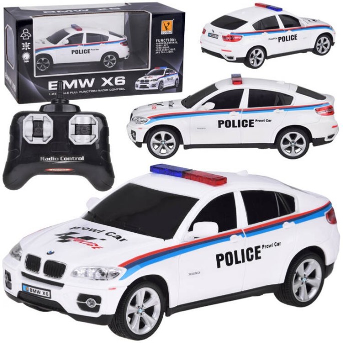 JOKO RC Auto BMW na diaľkové ovládanie so svetlom 1:24, biele