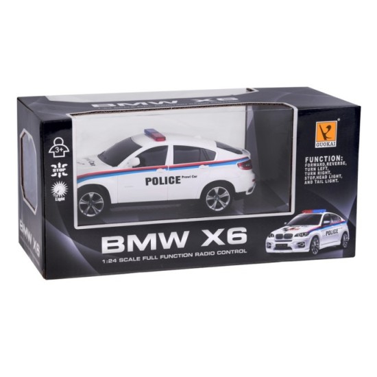 JOKO RC Auto BMW na diaľkové ovládanie so svetlom 1:24, biele