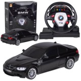 JOKO RC Auto BMW s Volantom na diaľkové ovládanie + svetlo, čierne