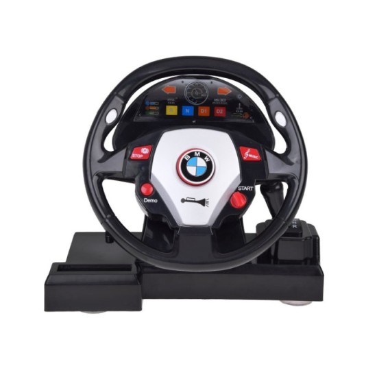 JOKO RC Auto BMW s Volantom na diaľkové ovládanie + svetlo, čierne