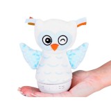 JOKO Plyšová Sova Nočná lampa Meniaca farbu, Hudobný box pre deti