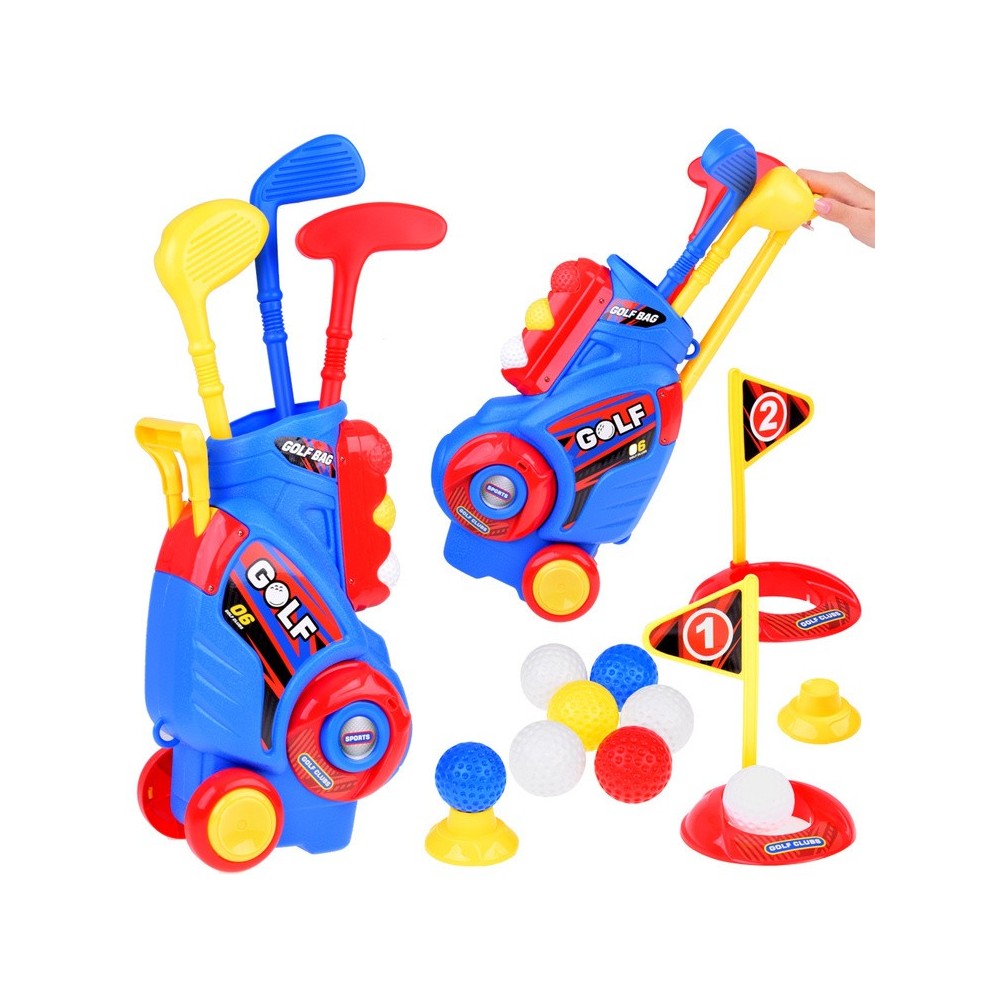 JOKO Detská Sada Mini Golf s púzdrom na kolieskach
