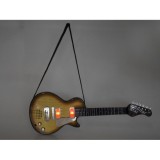 JOKO Elektrická Gitara s Kovovými strunami s svetlom + melódie,  svetlo hnedá