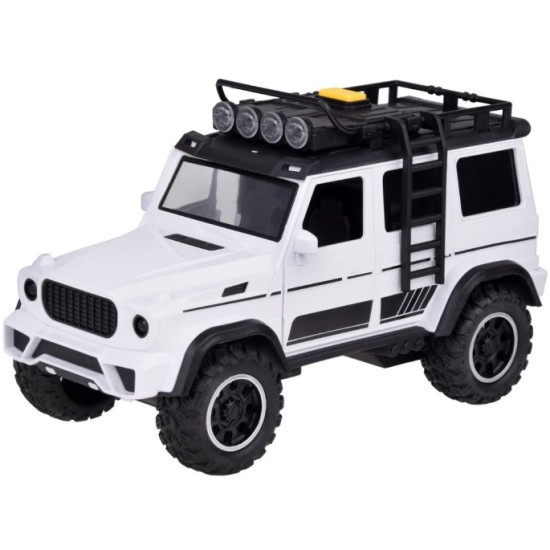 JOKO Auto Jeep OFF-ROAD so svetlom a zvukom, biele