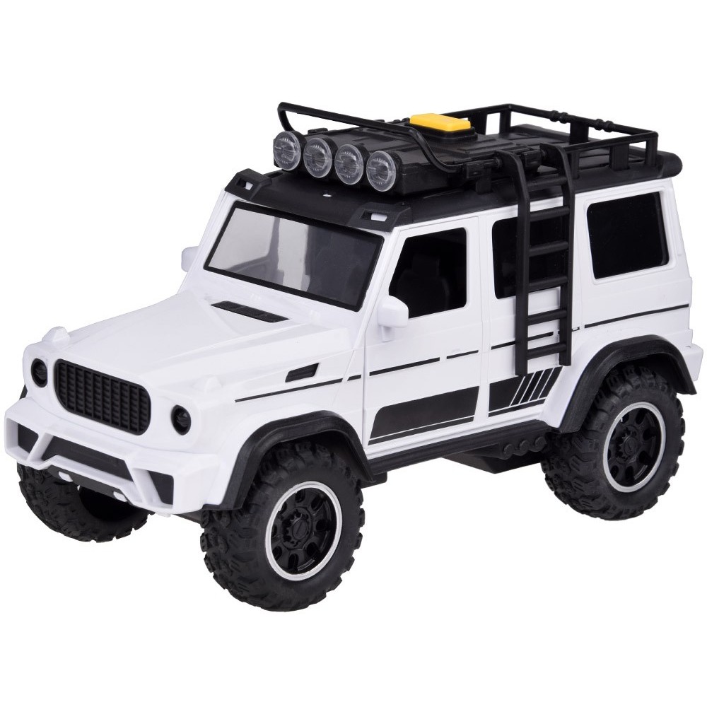 JOKO Auto Jeep OFF-ROAD so svetlom a zvukom, biele