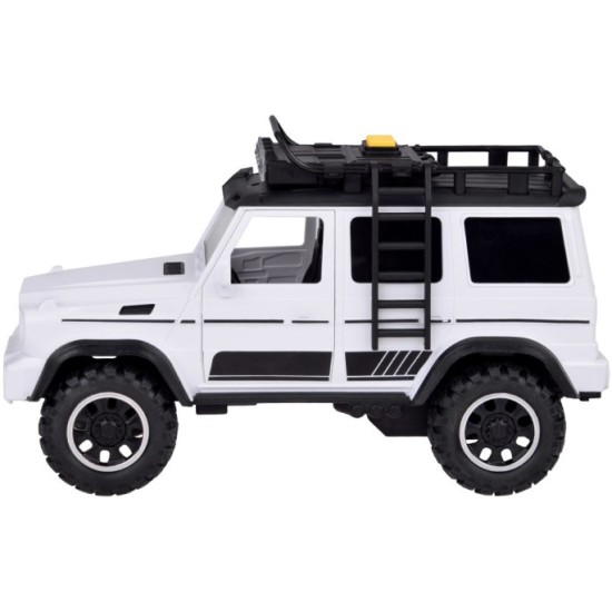 JOKO Auto Jeep OFF-ROAD so svetlom a zvukom, biele
