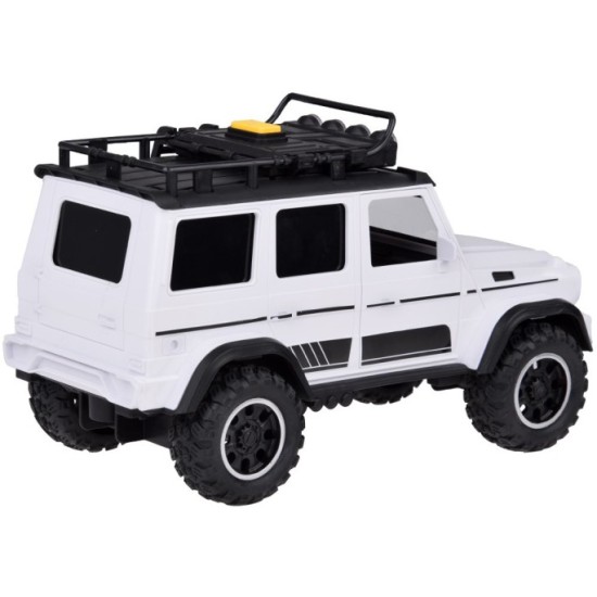 JOKO Auto Jeep OFF-ROAD so svetlom a zvukom, biele