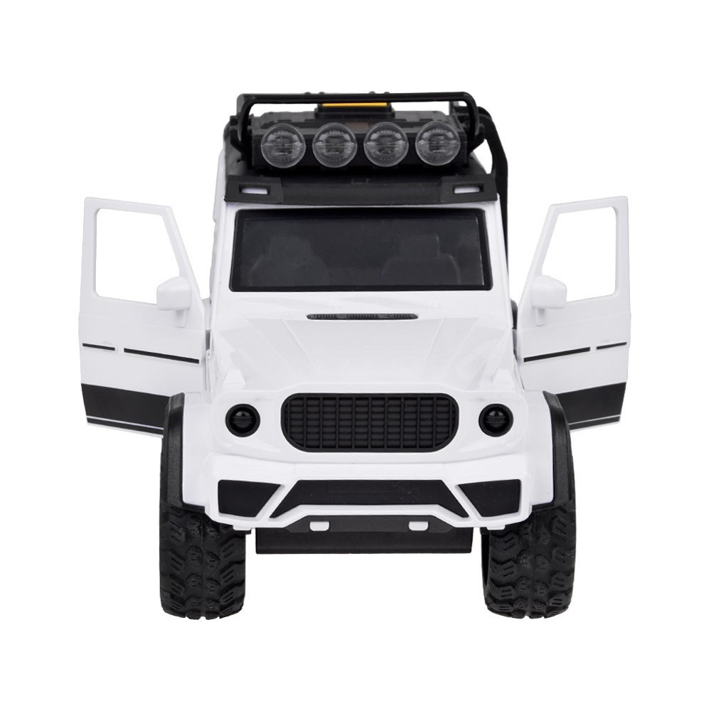 JOKO Auto Jeep OFF-ROAD so svetlom a zvukom, biele