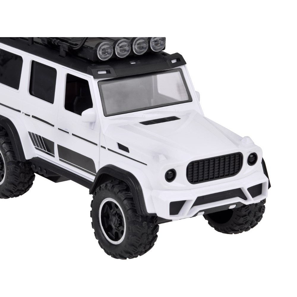 JOKO Auto Jeep OFF-ROAD so svetlom a zvukom, biele