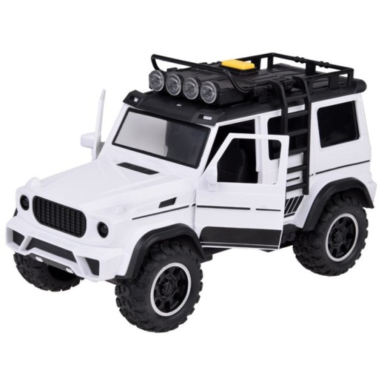 JOKO Auto Jeep OFF-ROAD so svetlom a zvukom, biele